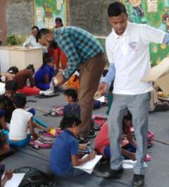 books distribution by save the humanity