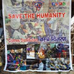 save the humanity clothes for poors